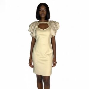 Mackage Collection Women's Beige Cotton & Silk Dress